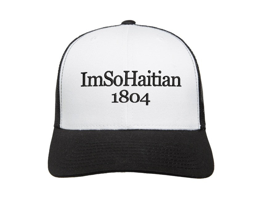 Noir and Blanc Snapback Hat